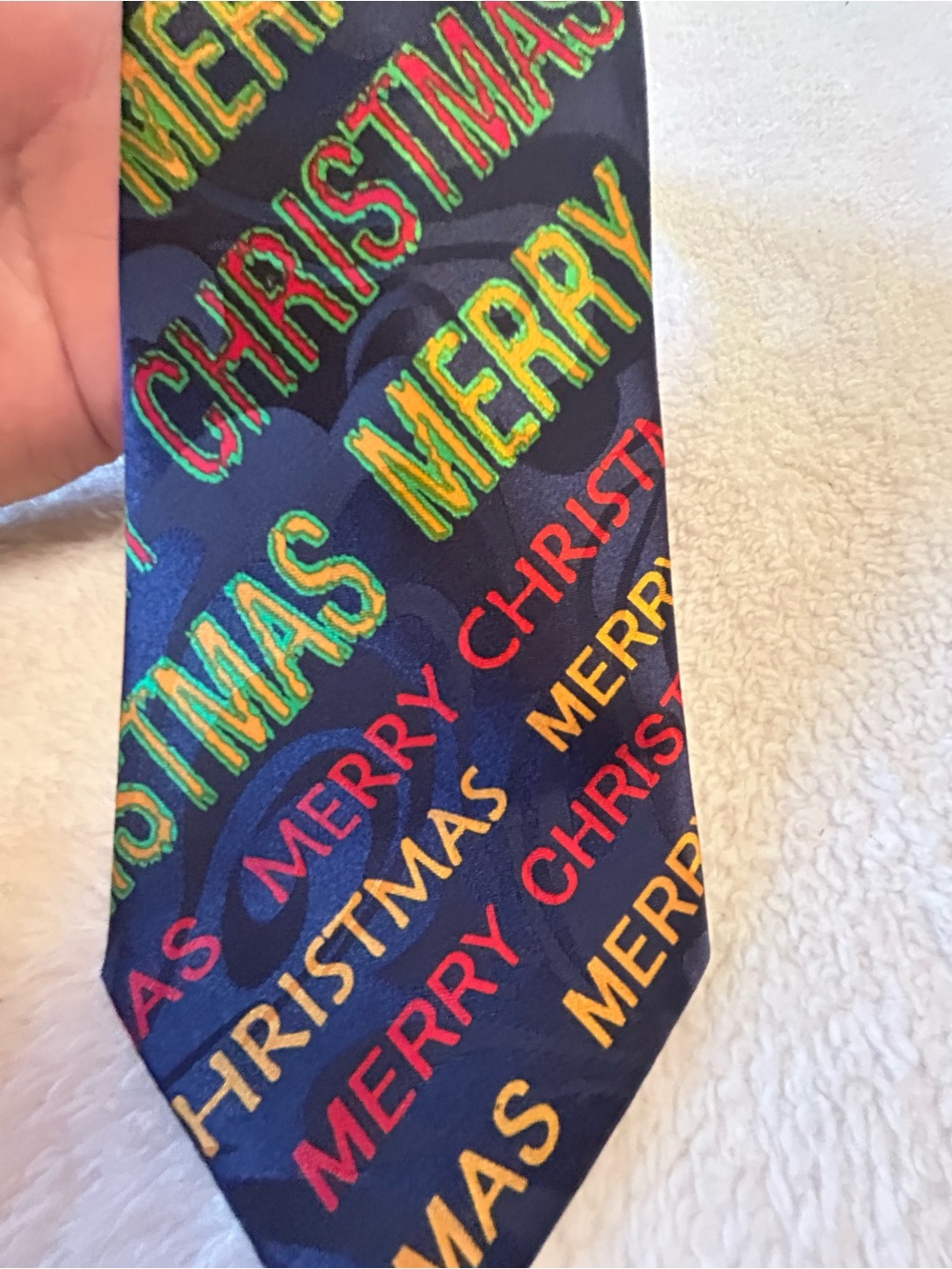 🎁3 for $30 - "Merry Christmas" Holiday Tie